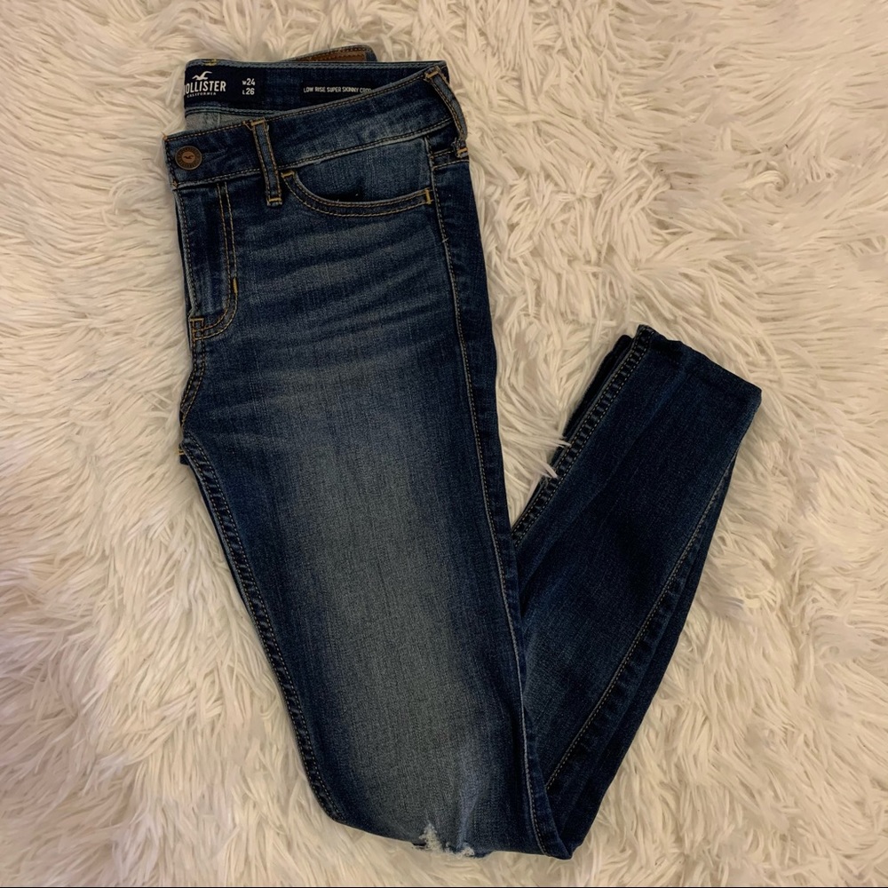 Hollister skinny cropped jeans